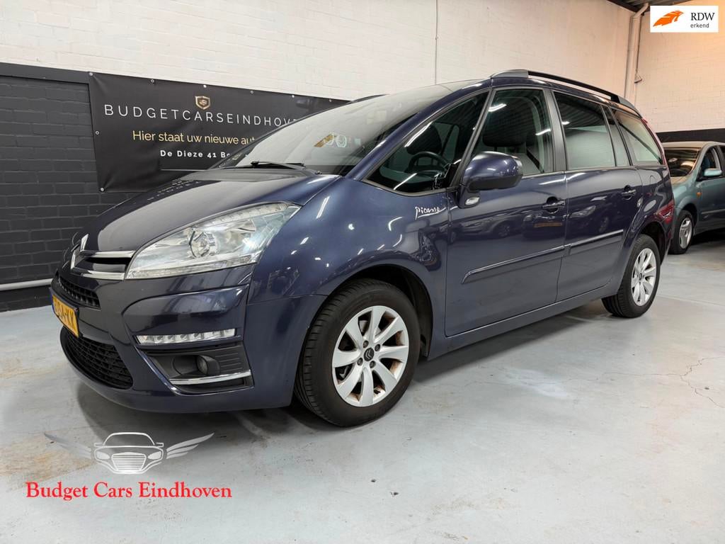 Citroen Grand C4 Picasso 1.6 VTi Collection 7p Nap/Airco/APK, Auto's, Citroën, Voorwielaandrijving, Stof, Gebruikt, Zwart
