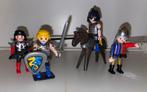 Playmobil. 4 ridders en paard, Ophalen of Verzenden, Gebruikt