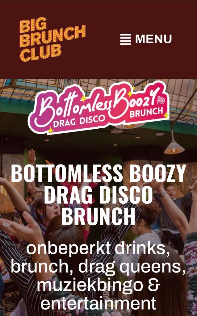 Drie tickets voor Drag Queen show in Streetfoodclub Breda, Drie personen of meer