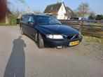 Volvo V70 2.3 T5 250 PK 2002 blauw, Voorwielaandrijving, Zwart, 4 cilinders, Blauw