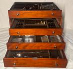 Bestekcassette, Christofle, Albi, 12 pers. 147-delig, Ophalen of Verzenden, Zilver