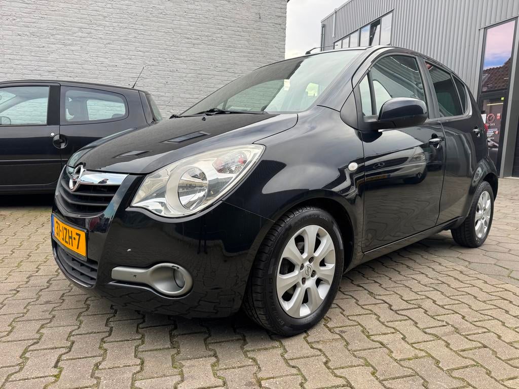 Opel Agila 1.2 Enjoy - 1e Eigenaar - Airco - New Apk - Lage, Auto's, Voorwielaandrijving, 4 cilinders, 965 kg, Zwart