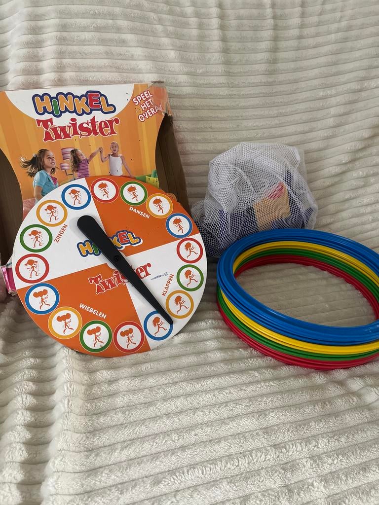 Hinkel Twister Spel - Speel het overal!, Ophalen of Verzenden, Gebruikt, Jongen of Meisje