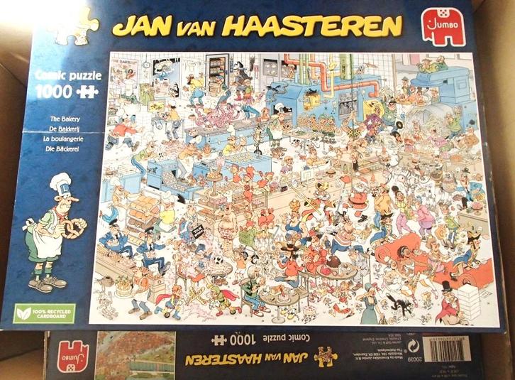 puzzels jan van haasteren 1000, 1500, en 500, Hobby en Vrije tijd, Denksport en Puzzels, Zo goed als nieuw, 500 t/m 1500 stukjes