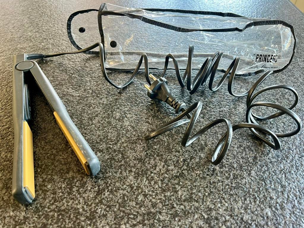 Princess de la Couronne Stijltang met Reiszakje, Ophalen of Verzenden, Gebruikt, Krultang of Stijltang