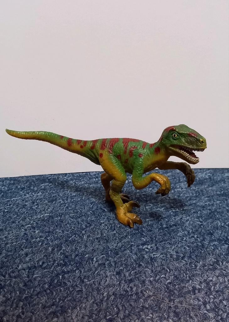 Schleich velociraptor 14509, Ophalen of Verzenden, Zo goed als nieuw, Overige soorten, Beeldje of Figuurtje