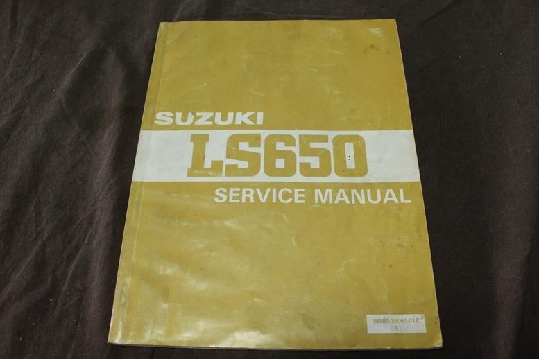 Suzuki LS650 1986-1991 motorcycle service manual LS 650, Ophalen of Verzenden, Suzuki
