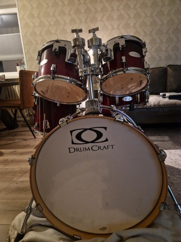 DrumCraft Series 4 drumstel - gebruikt, Muziek en Instrumenten, Drumstellen en Slagwerk, Gebruikt, Overige merken, Ophalen of Verzenden