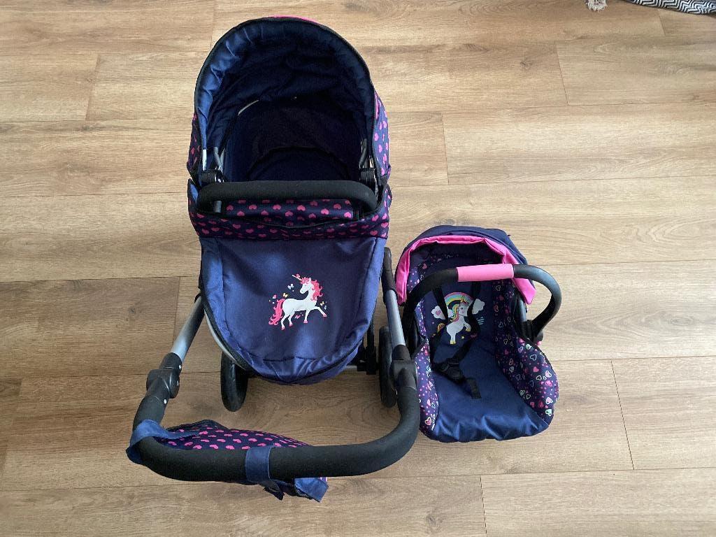 Kinderpoppenwagen bayer met maxi cosi, Ophalen, Zo goed als nieuw, Overige typen