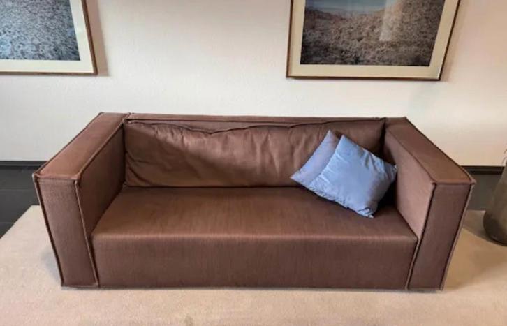 Piet Boon designbank – 225 cm – luxe Ploegstof, Huis en Inrichting, Banken | Bankstellen, Gebruikt, Rechte bank, Driepersoons