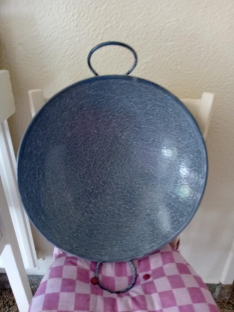 Grijsgewolkte wokpan, Ophalen of Verzenden