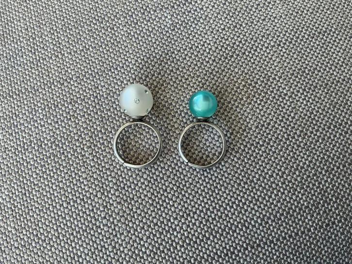 Mooie ringenset Camps en Camps cadeautip, IJzer of Staal, Wit, Ophalen of Verzenden, Zo goed als nieuw