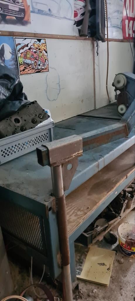 Werkbank met kraan 320 x90, Doe-het-zelf en Verbouw, Gereedschap | Zaagmachines, Ophalen, Gebruikt, Cirkelzaag, 30 tot 70 mm