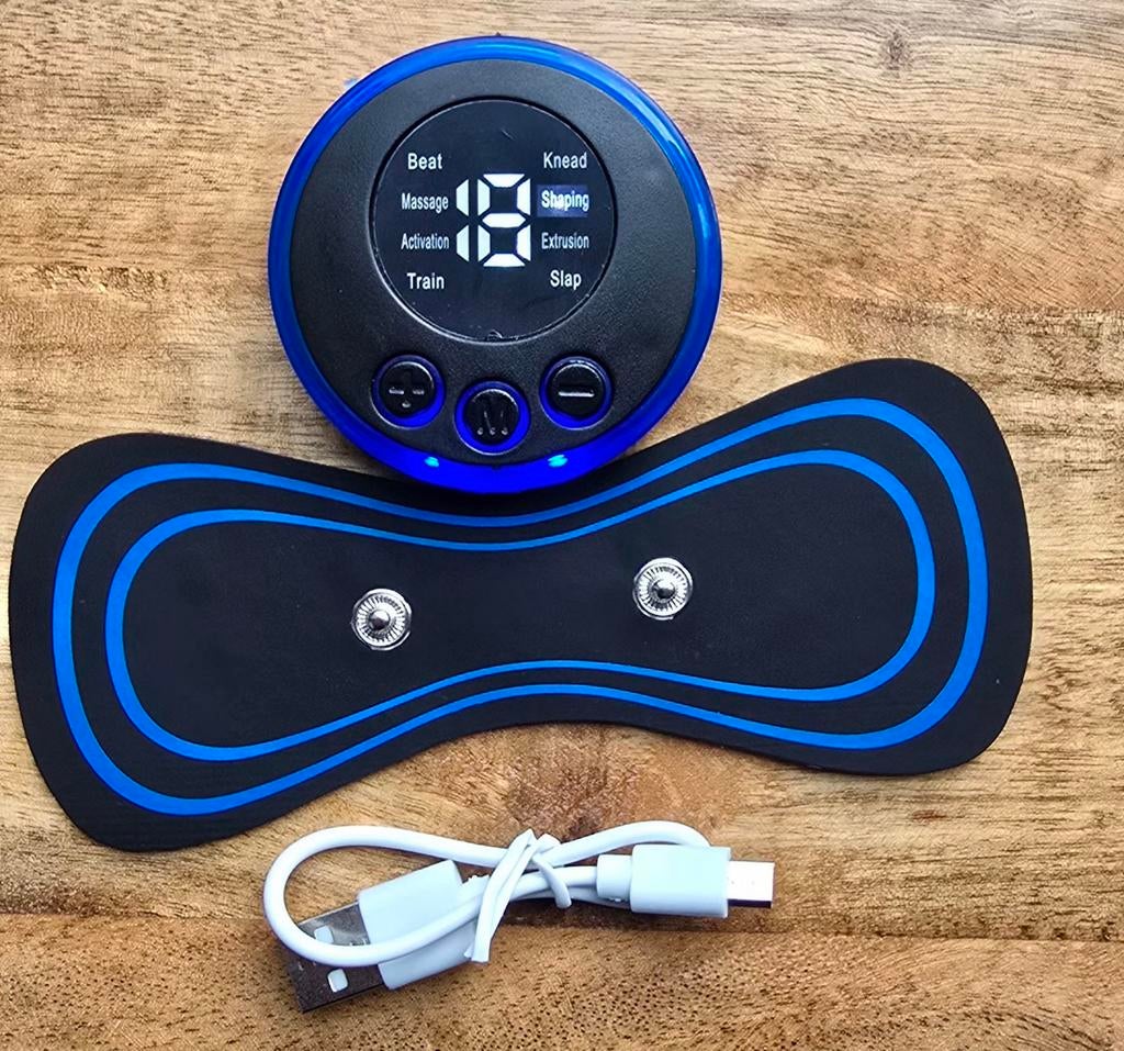 LCD EMS Nekmassage Apparaat - Elektrische Nek & Rug Massager, Ophalen of Verzenden, Nieuw, Apparaat