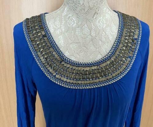 Monsoon top maat 36[S][v], Kleding | Dames, Blauw, Maat 42/44 (L), Ophalen of Verzenden, Zo goed als nieuw