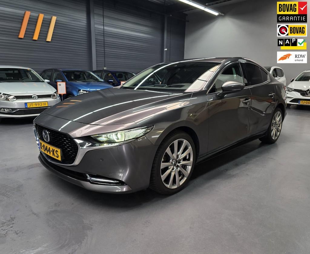 Mazda 3 2.0 e-SkyActiv-X M Hybrid 180 Luxury LEDER LED HEADU, Auto's, Mazda, Voorwielaandrijving, 1998 cc, Gebruikt, 4 cilinders