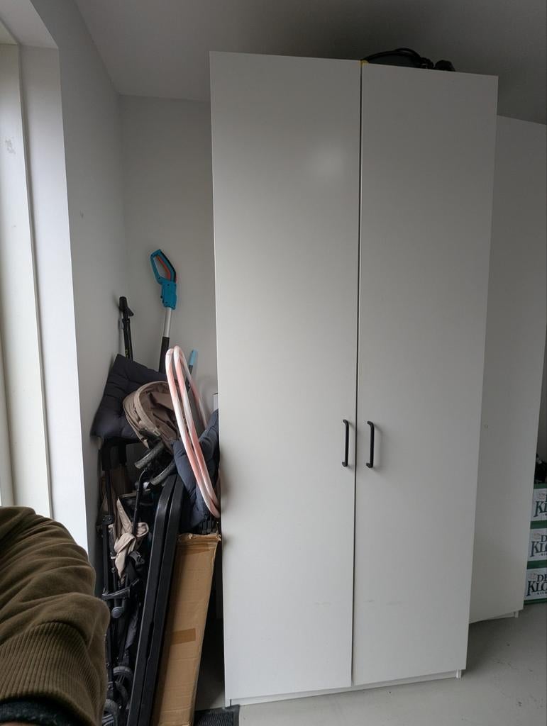 IKEA Pax kast wit: 100 x 236 x 60, Ophalen, Gebruikt, 50 tot 75 cm, 200 cm of meer