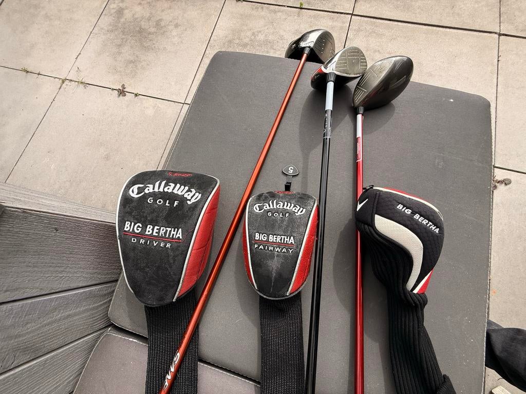 Callaway Big Bertha Driver & Houten - Zeer nette set, Ophalen of Verzenden, Zo goed als nieuw, Set, Callaway