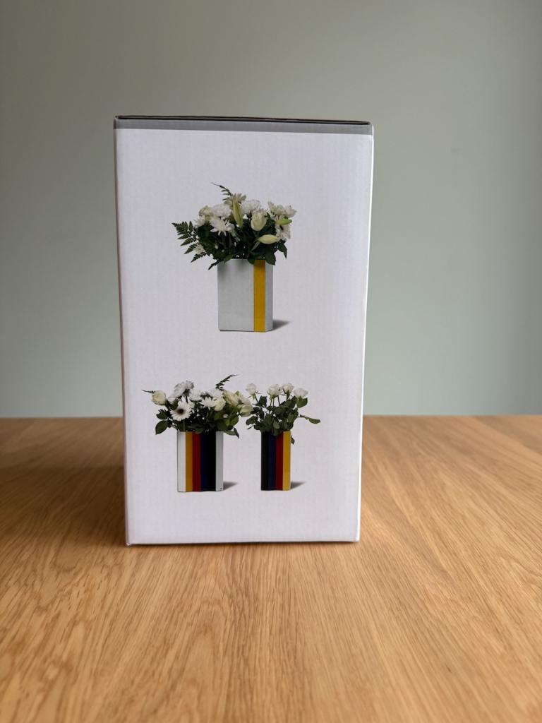 Mondiaan Design Vaas: Line Up Vase, NIEUW in doos, Huis en Inrichting, Woonaccessoires | Vazen, Ophalen, Overige kleuren, Nieuw