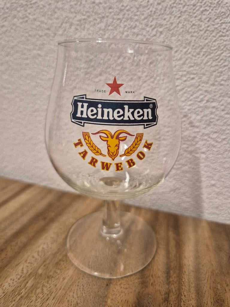 Bier glas: Heineken Tarwebok, Ophalen of Verzenden, Zo goed als nieuw, Glas of Glazen, Heineken