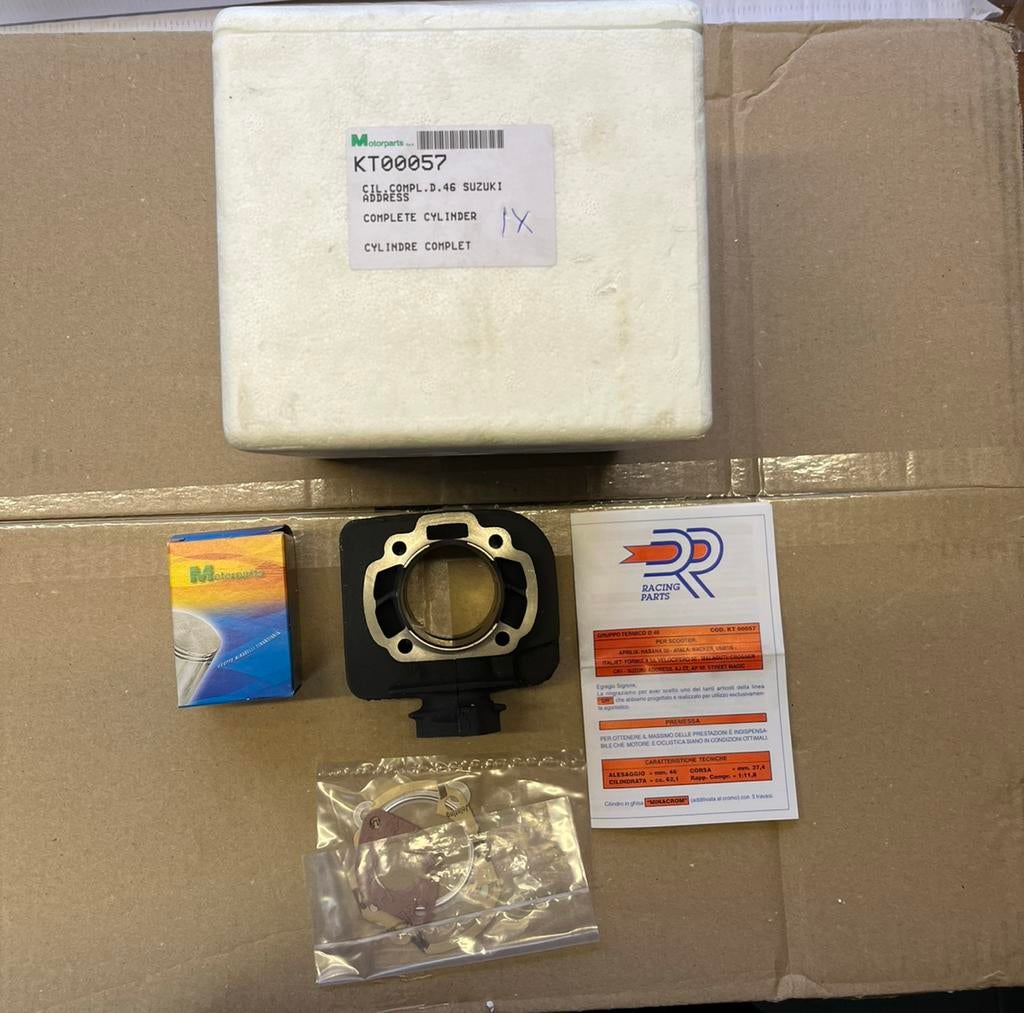 DR Racing cilinder 62cc nieuw, Fietsen en Brommers, Brommeronderdelen | Scooters, Ophalen, Nieuw