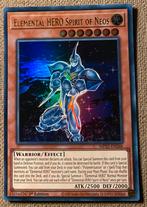Yu-Gi-Oh! Elemental HERO Spirit of Neos MP25 1st Edition !, Ophalen of Verzenden, Zo goed als nieuw, Losse kaart, Foil