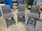 3x MX Sofa barstoel antraciet (donkergrijs), Ophalen, Met voetsteun, 60 tot 90 cm, Zo goed als nieuw