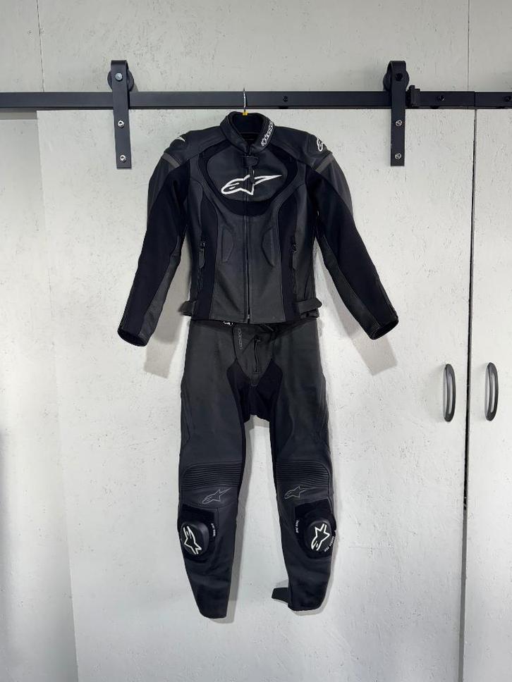 Alpinestars Stella dames motorpak – leer – 2-delig, Motoren, Kleding | Motorkleding, Combipak, Dames, Tweedehands, Ophalen of Verzenden