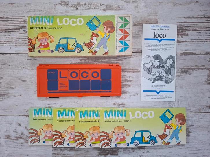 Mini Loco met 4 boekjes, Kinderen en Baby's, Speelgoed | Educatief en Creatief, Gebruikt, Taal en Lezen, Rekenen, Ontdekken, Ophalen of Verzenden