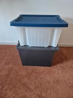 Set van 2 opbergboxen verhuizen opbergen, Ophalen of Verzenden, Minder dan 50 cm, Minder dan 50 cm