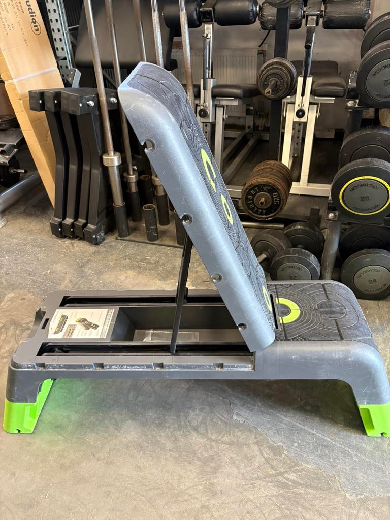 Escape verstelbare step deck fitness bank, Gebruikt, Escape, Ophalen of Verzenden, Bench