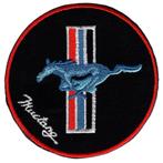Ford Mustang stoffen opstrijk patch embleem #1, Ophalen of Verzenden, Nieuw, Auto's