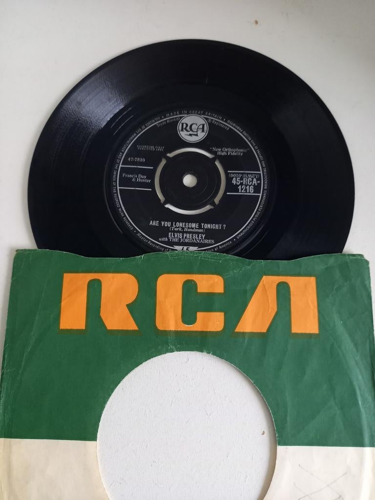 Elvis Presley  - I gotta know  - Are you lonesome tonight, Ophalen of Verzenden, Zo goed als nieuw, Pop