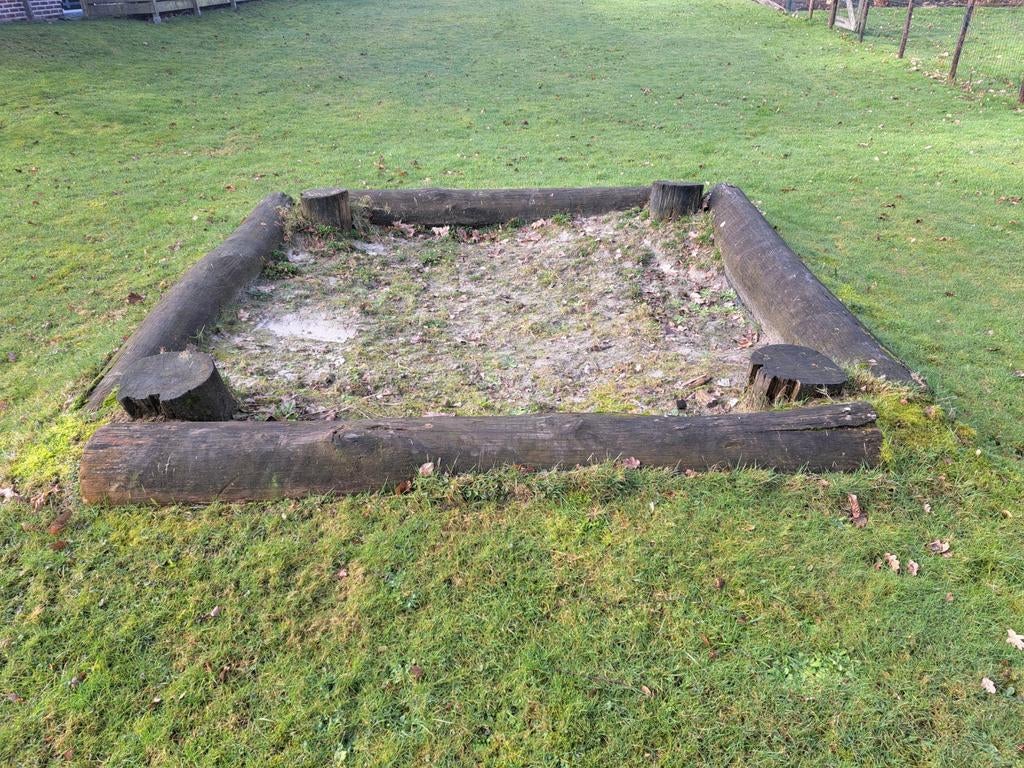 Boomstammen 230 lengte, Tuin en Terras, Ophalen, Gebruikt, Hout, Overige typen