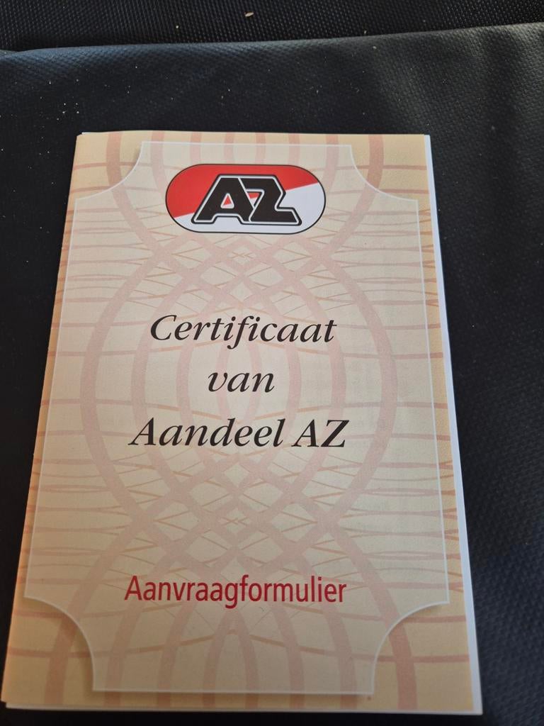AZ ALKMAAR, Verzamelen, Ophalen of Verzenden, Zo goed als nieuw, AZ, Vaantje of Sjaal