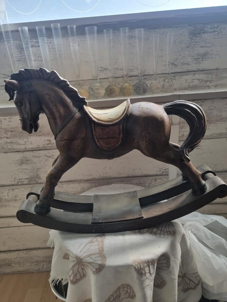 Hobbelpaardje clayre de eef kunsstof, Antiek en Kunst, Ophalen of Verzenden