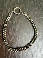 Zilveren (sterling) horlogeketting, Ophalen of Verzenden, Zilver, Ketting