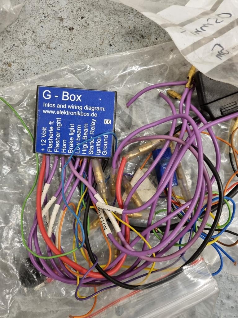 Kabelboom G box kabels rizoma handvat project caferacer, Motoren, Ophalen of Verzenden, Nieuw