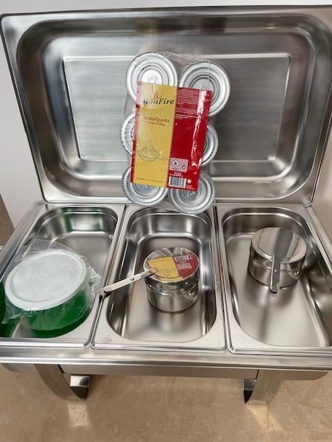 Buffet-Warmhoudschalen Nieuw, Ophalen, Overige typen, Metaal, Overige merken