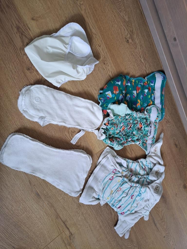 Probeerpakket wasbare luiers - Huda + Anavy, Ophalen of Verzenden, Gebruikt