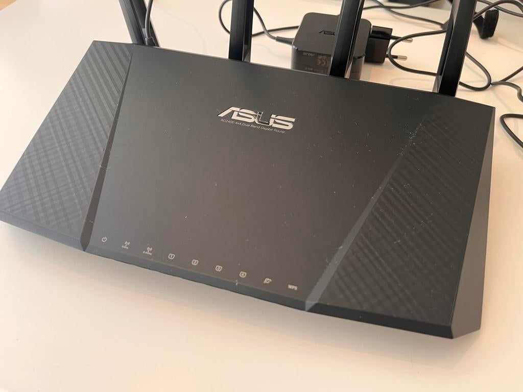 ASUS RT-AC87U Dual-Band Gigabit Wi-Fi Router, Computers en Software, Ophalen of Verzenden, Gebruikt, Router