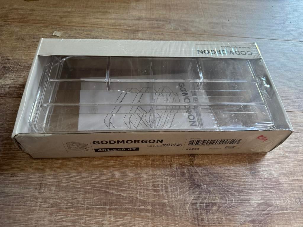 Badkamer organiser Godmorgen Ikea Nieuw, Ophalen of Verzenden, Zo goed als nieuw, Wit