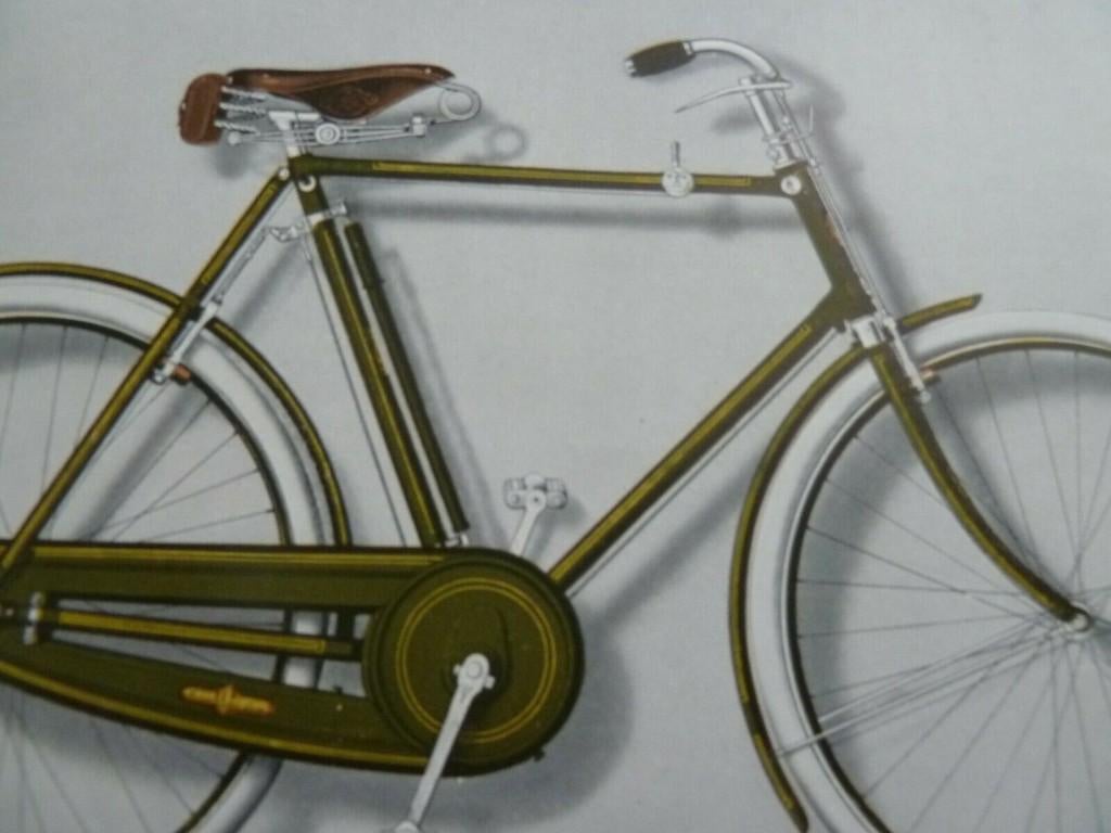antieke fiets BSA folder oldtimer classic retro vintage, Ophalen of Verzenden, Gelezen