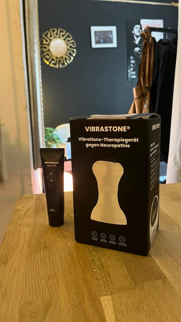 Vibrastone Orthoback draadloos warmte en massage apparaat, Ophalen of Verzenden, Zo goed als nieuw, Apparaat