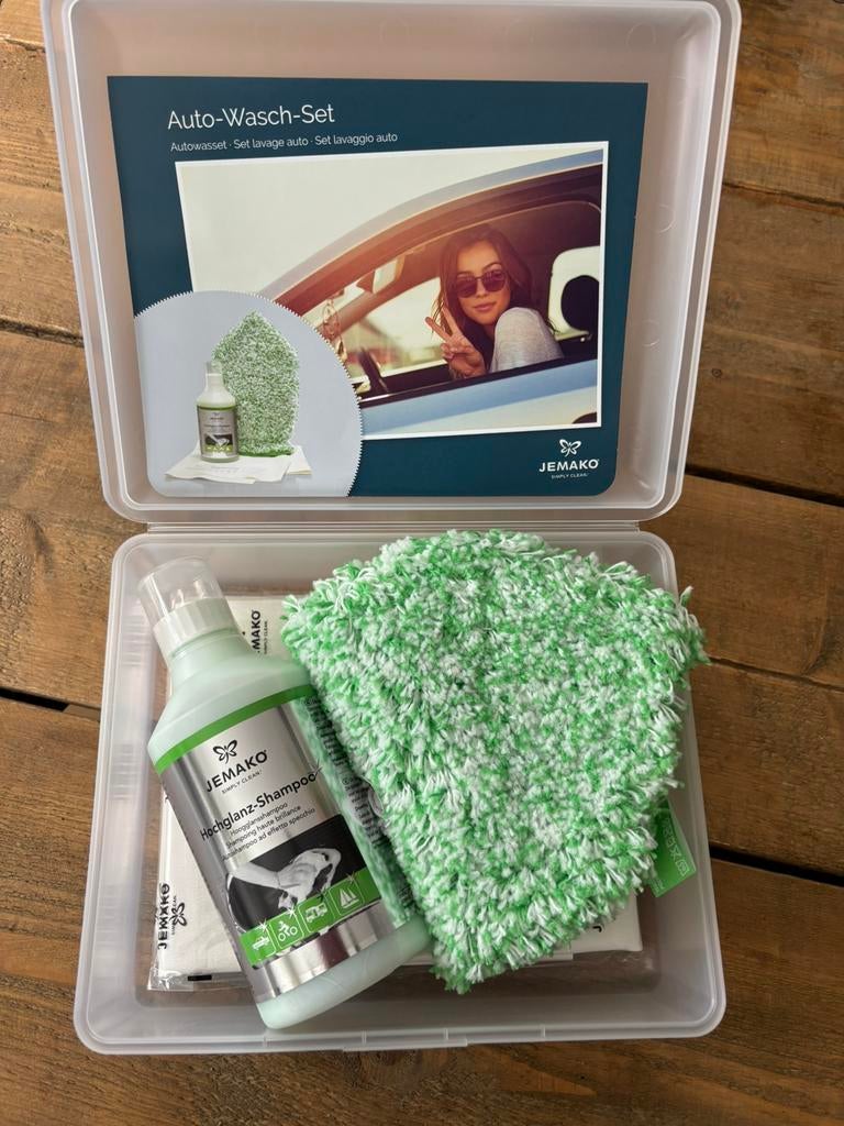 Jemako auto set, Huis en Inrichting, Schoonmaakartikelen, Ophalen of Verzenden