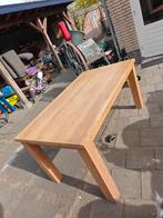 Massief eiken tafel - Robuust en stijlvol, Ophalen, Eikenhout, 200 cm of meer, 50 tot 100 cm