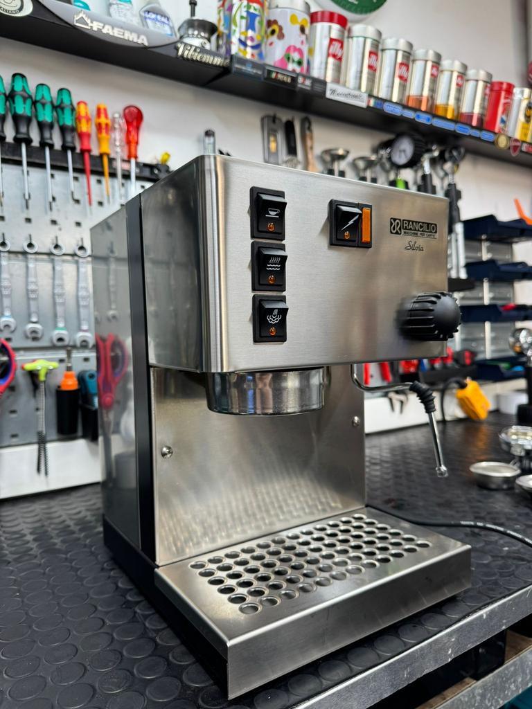 Rancillio Miss Silvia - showroom model - espressomachine, Witgoed en Apparatuur, Koffiezetapparaten, Ophalen, Espresso apparaat