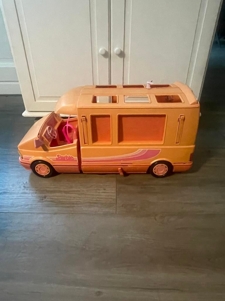 Barbie - Camper, Ophalen, Zo goed als nieuw