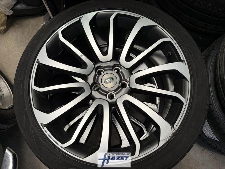 22 inch Range Rover Sport (2014+) wielen met zomerbanden, Auto-onderdelen, Banden en Velgen, Banden en Velgen, Zomerbanden, Overige maten