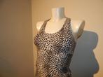 Deblon animal print top stretch kruis band goud label S/M, Kleding | Dames, Overige kleuren, Verzenden, Deblon, Gedragen